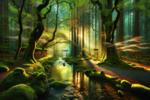 Baños de bosque japoneses para la paz, la salud y la felicidad
